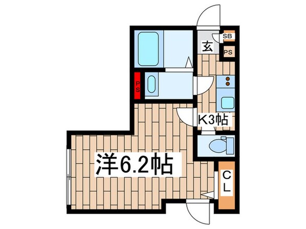 フィンセント横須賀の物件間取画像